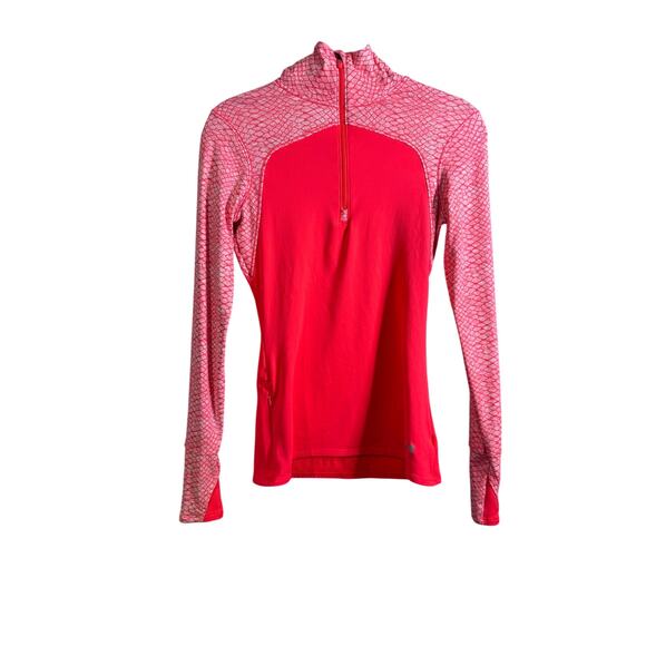 Under Armour Coral/Snakeskin 1/4 zip - Picture 1 of 5